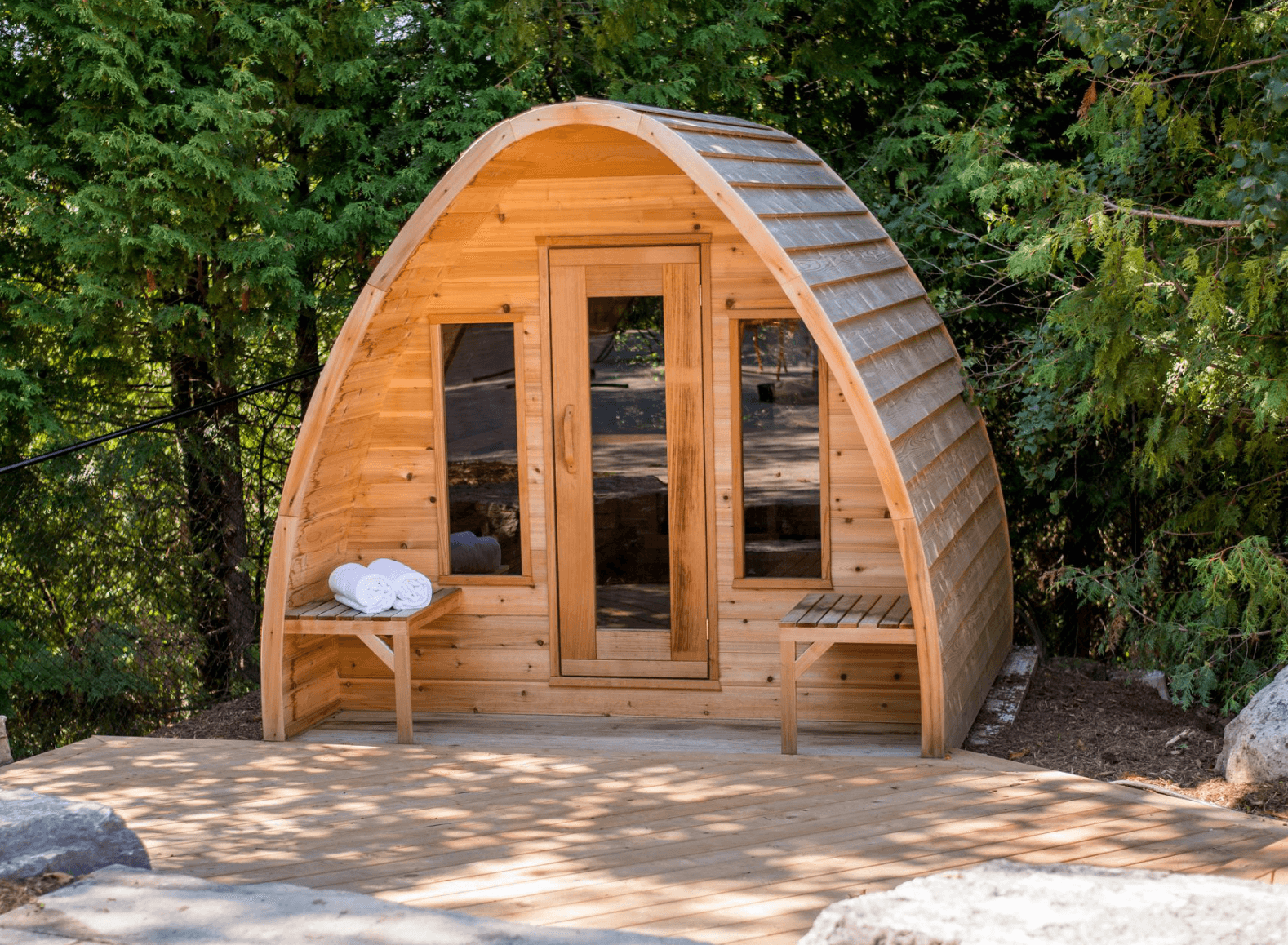 Red Cedar Pod Sauna